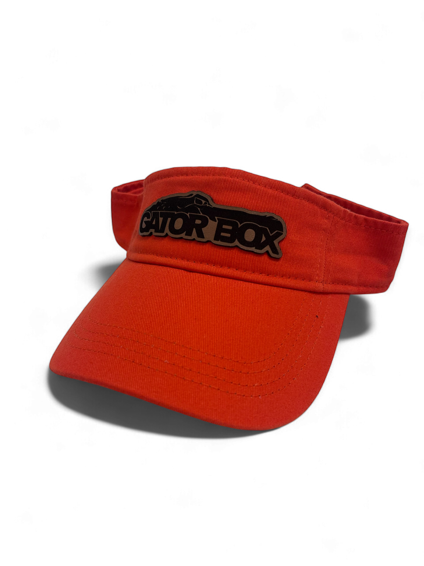 Gator Box Leather Patch Visor